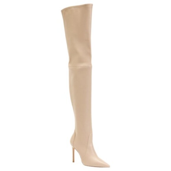 STUART WEITZMAN Made In Spain Leather Ultra 100 Stretch Boots - Picture 1 of 3